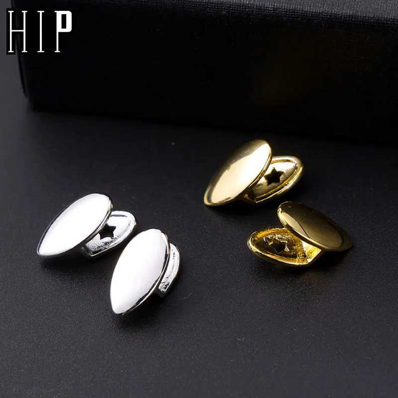 Hip Hop 2pcs Teeth Cs Grillz Top Bottom Charm Grills For Men Women Jewelry Gift W241227