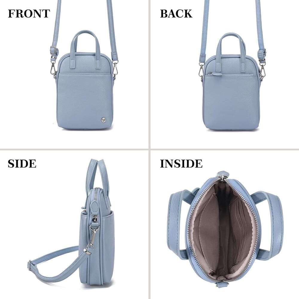 Smal Crossbody for Women Shoulder Handbag Mini Top Handle Purse With Adjustable Strap