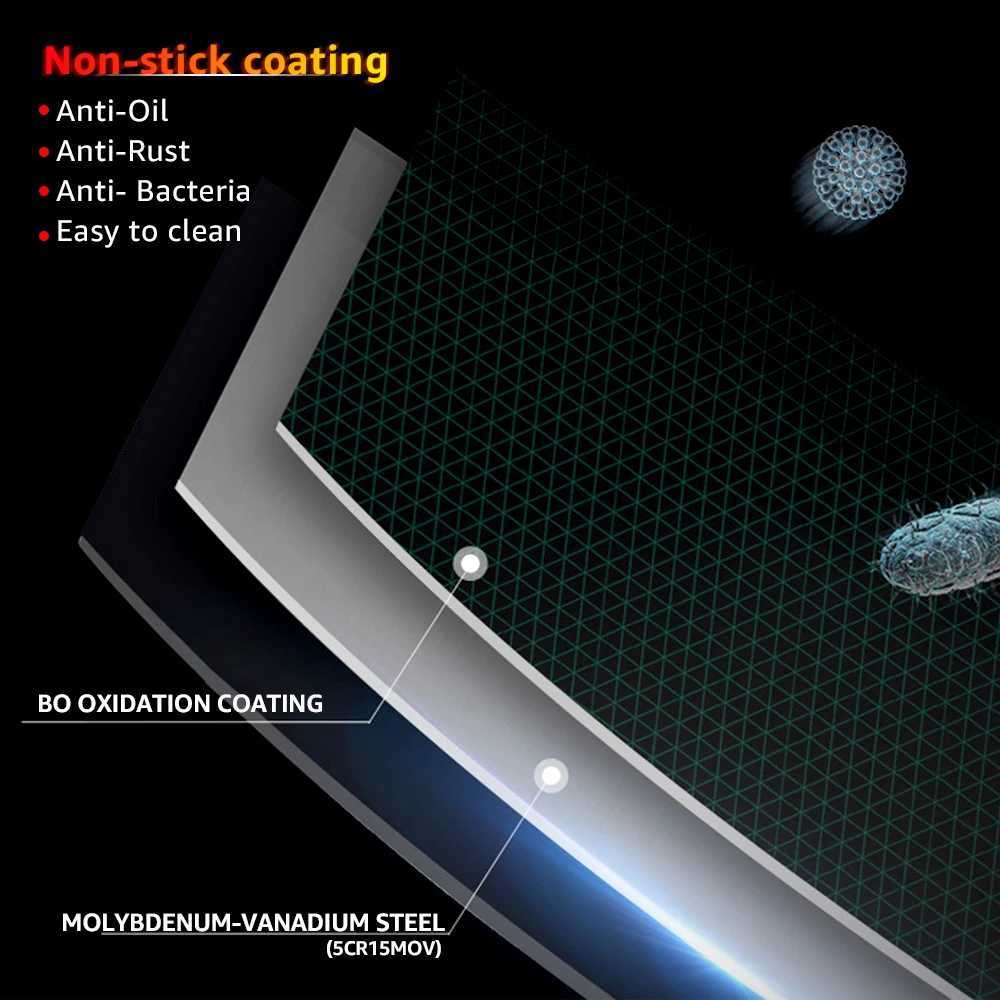 Home>Products>Kitchen Knives>Stainless Steel Knives>Black Blades>Kitchen Knives Y241227