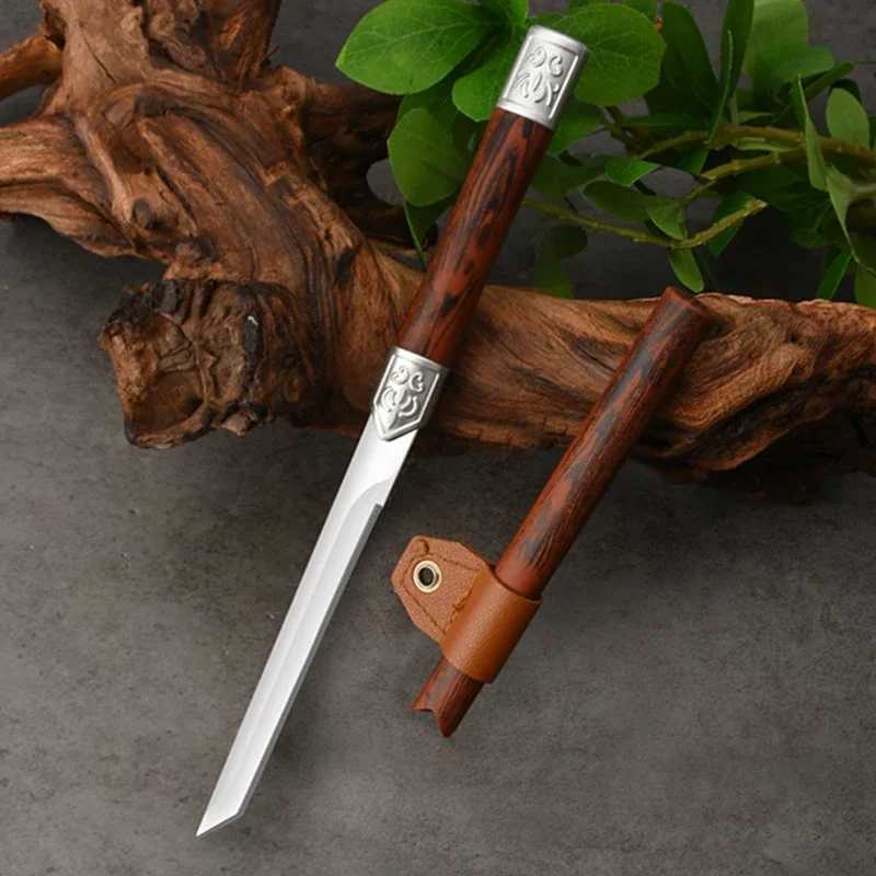 Fruit knife household sharp stainless steel small straight knife high-quality portable magic pen hand meat knife Y241227