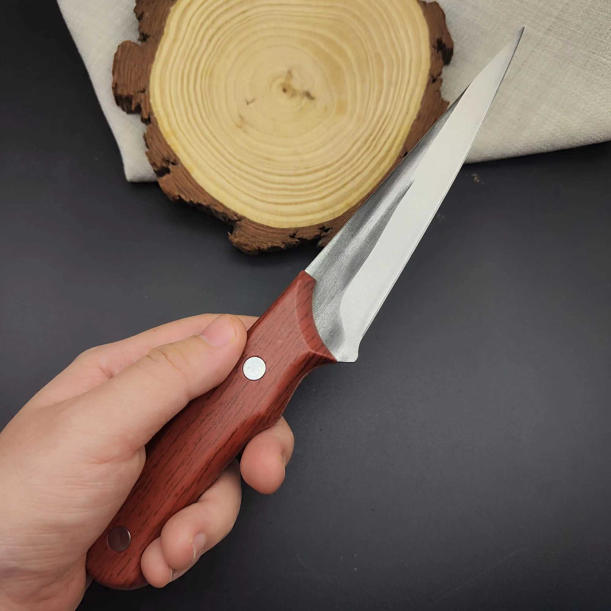 Stainless steel kitchen knife but Boning knife meat and fish diced sushi knife chopped fruit diced tool Y241227