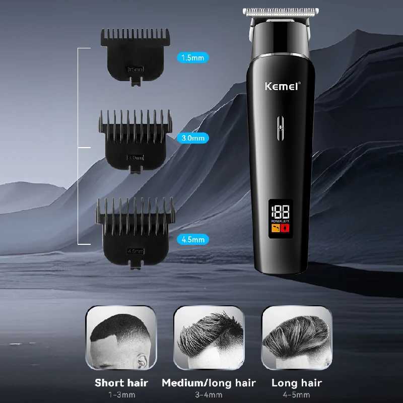 Professional Chemical Hair Beard Trimmer For Men Electric Hair Clipper Rechargeable Hair Cutting Machine Powerful Haircut Lithium W241227