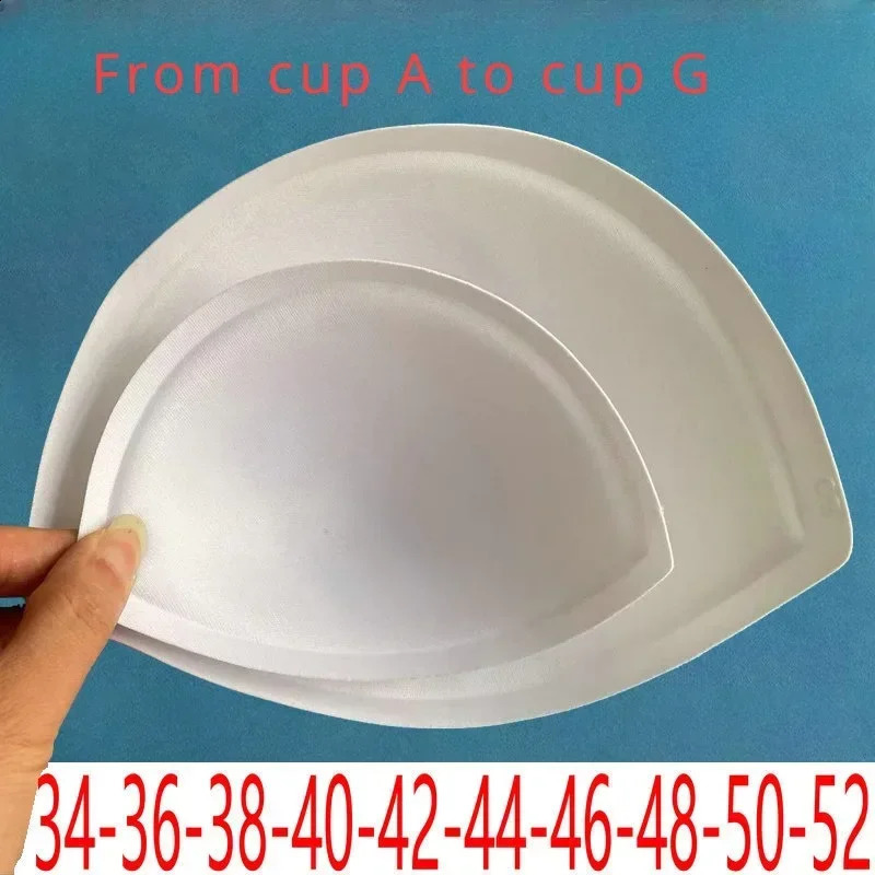 Womens Intimates Accessories 10 Pairs Plus-size Bra Pad Semi-circular From A Cup To G Cup DIY Garment Bra Pads Accessory 241226