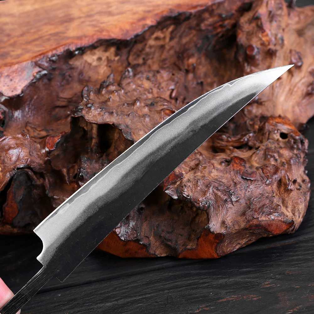 XITUO super sharp practical knife blank kitchen fruit knife hand forged 3-layer cposite clad steel sharp production DIY knife Y241227