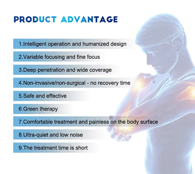 High effectively physiotherapy focus shockwave eswt therapy machine focused shockwave Pain Relief Erectile Dysfunction Speed Up Wound Healing Fat Loss
