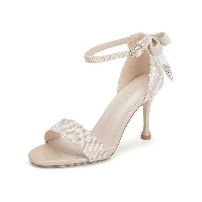 High Quality Summer New Brand Women Ankle Strap Sandals Thin High Heel Ladies Dress Pumps Shoes Outdor Gladiator Dress Sandals T241227