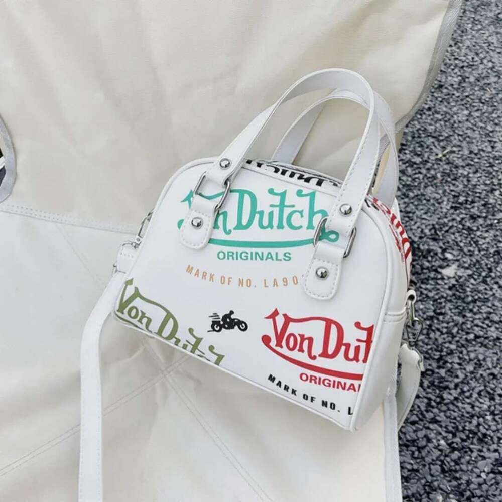 Bags New Fashion Handbag Trendy Personality Mother Graffiti Shoulder Crossbody Retro Women's Bag Spring
