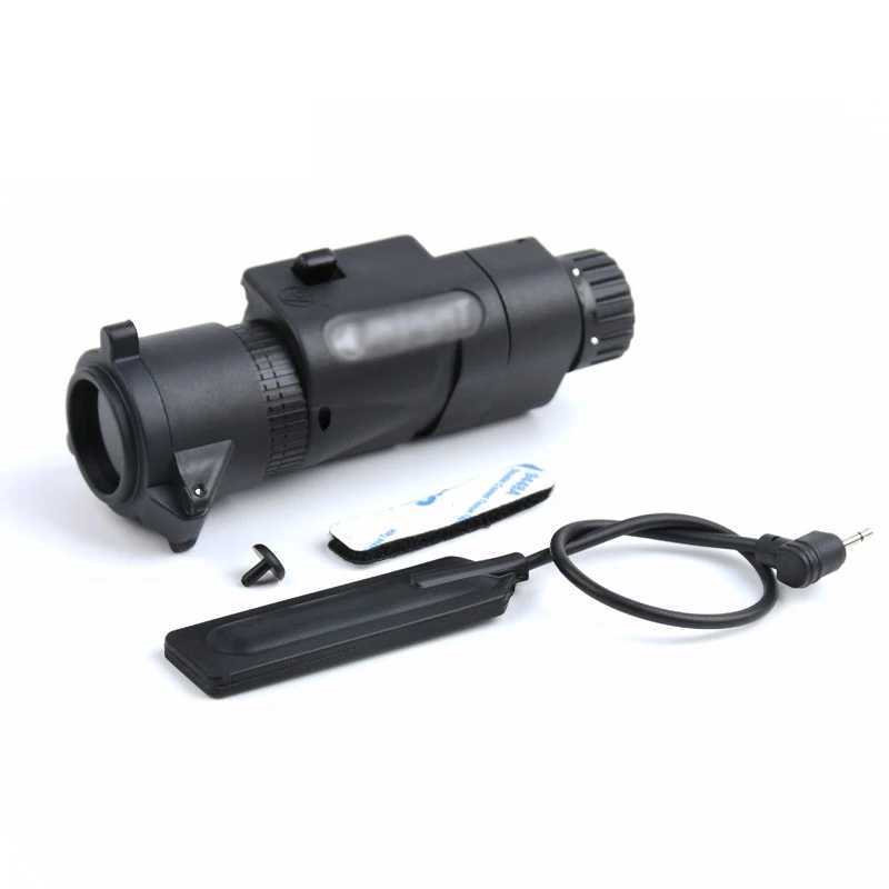 WADSN M3X Tactical Flashlight Detachable Infrared Filter Lampshade For AR5 HK46 M4 Fit 20mm Picatinny Rail X300 X400 Gun lightW241227