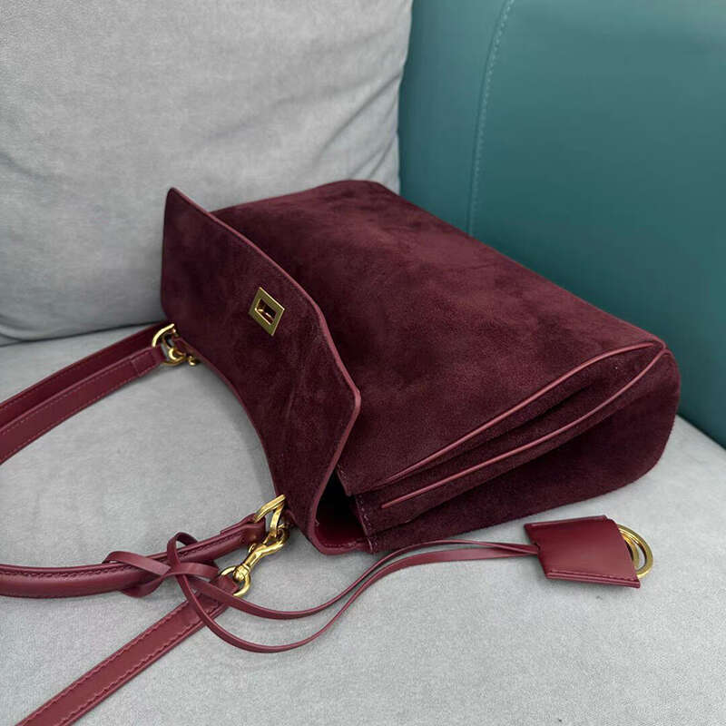 Women's Bags Handbag Momei Real Cow Suede Leather Large Capacity Women Tote Fashion Shoulder Bags