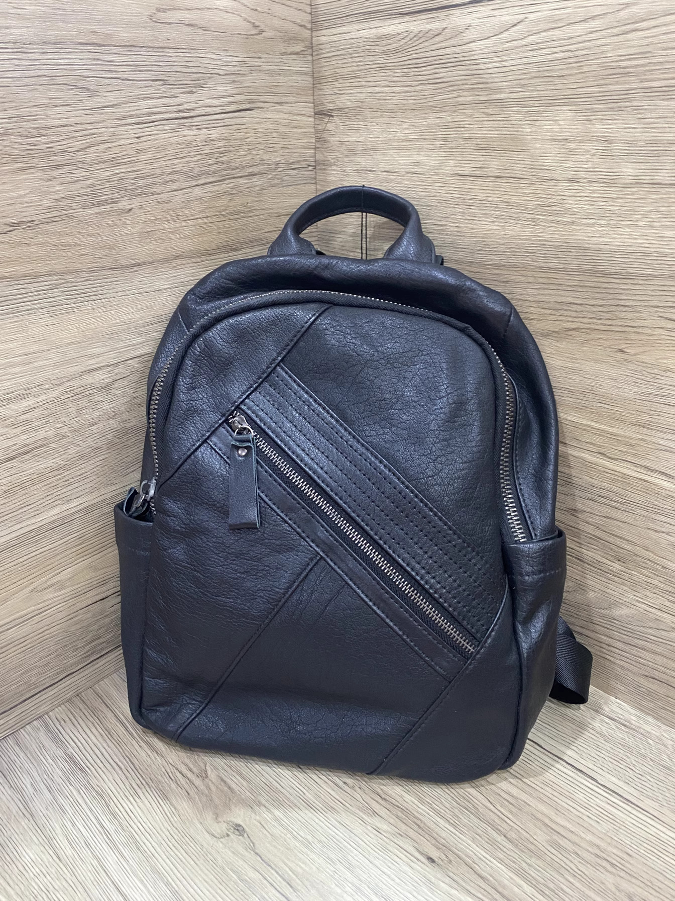 Hippie Shop Soft Leather Backpack Korean Edition Street Versatile Head Layer Cowhide unisex Shoulders