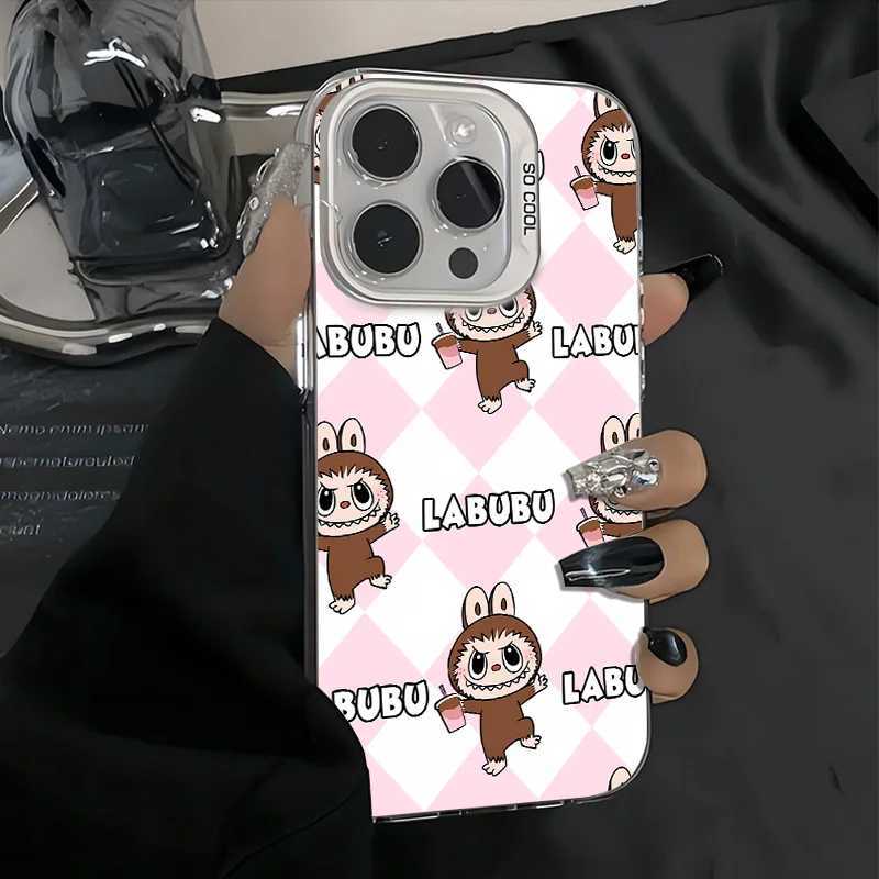 Luxury ar Cute Labubu HOT Chinese Style For iPhone Case 16 15 14 13 12 11 Pro XR XS Max 7 8 Plus Phone Y2K Cool Cover Z250207