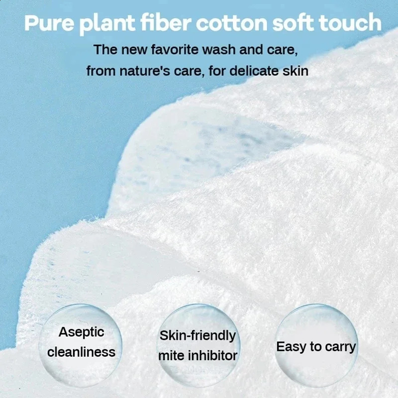 3Bags Set 300PCS Disposable Towel Cleansing Cotton Tissue Wet Dry Wipes Makeup r Pads Skincare Cloth Towel Napkin 241226