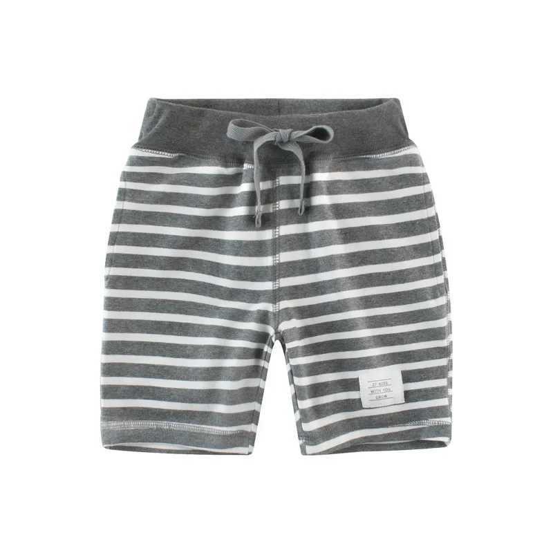 2025 summer clothing striped cotton shorts suitable for boys toddlers children beach shorts childrens sports pants W241227
