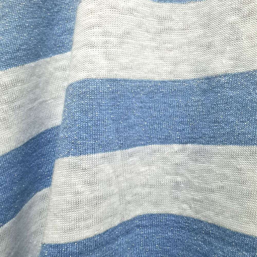 Lightweight 14s cotton en wide strip single-sided knitted casual wear T-shirt vest Hangzhou women's clothing fabric