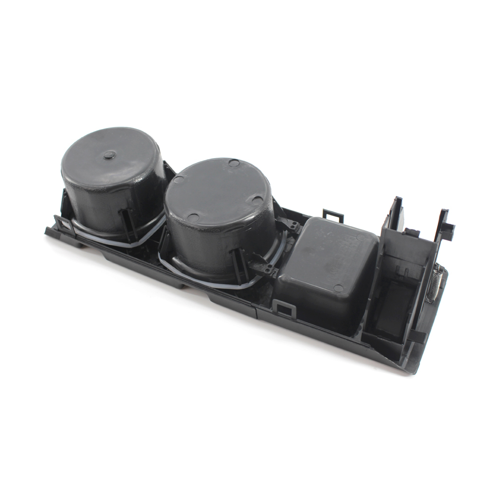 New Double Hole Car Styg Front Center Console Storage Box Coin + Cup Holder For E46 Series 1999-2006 51168217953