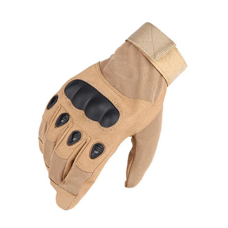 Outdoor touchscreen full finger cycling glove microfiber Anti-Slip tactical gloves