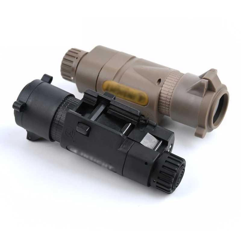 WADSN M3X Tactical Flashlight Detachable Infrared Filter Lampshade For AR5 HK46 M4 Fit 20mm Picatinny Rail X300 X400 Gun lightW241227