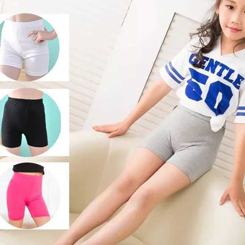 Children Summer Shorts Girls Lace Safety Pants Kids Panties Girls Underwear Leggings Baby Clothes 3-10Y Teen Solid Boxer Short W241227