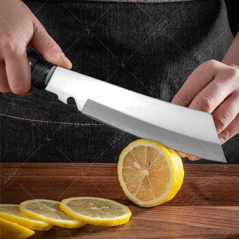 WXCOO Professional Kitchen Knife Forged Boning Knife with Cover Stainless Steel Chef But Cleaver Meat Fish Fruit Knife Y241227
