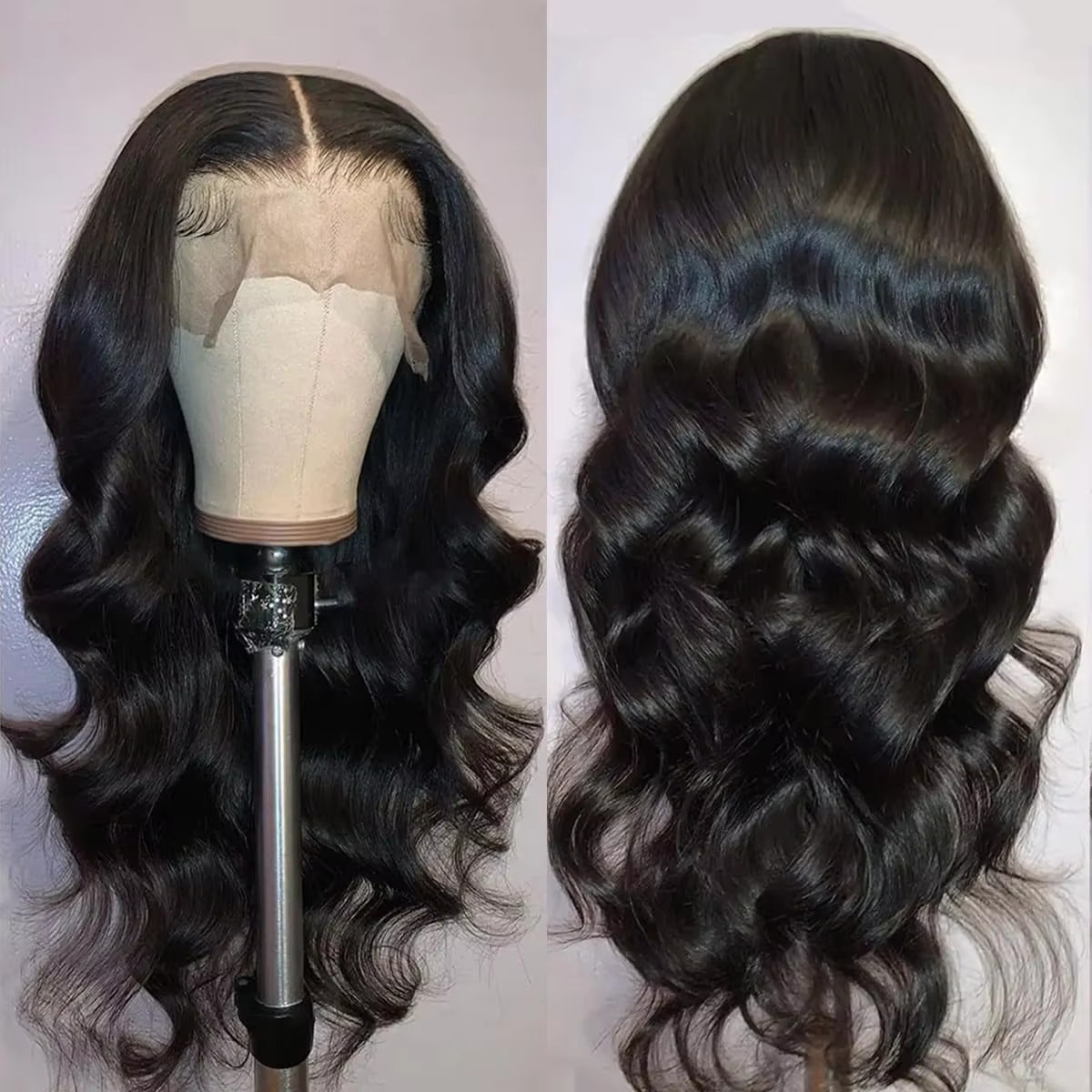 200Density 30Inch 13X6transparent HD Frontal Body Wave Wigs Human Hair Pre Plucked Remy 13X4 Lace Front Wig For Black Women