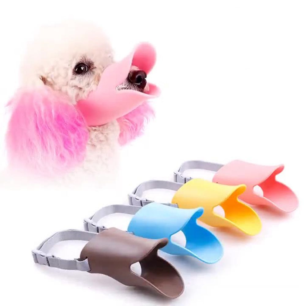 Leatherette Stop Barking Chewing Anti Bite Pet Breathable Muzzle Anti Bite Covers Puppy Mouth Covers Pet Supplies