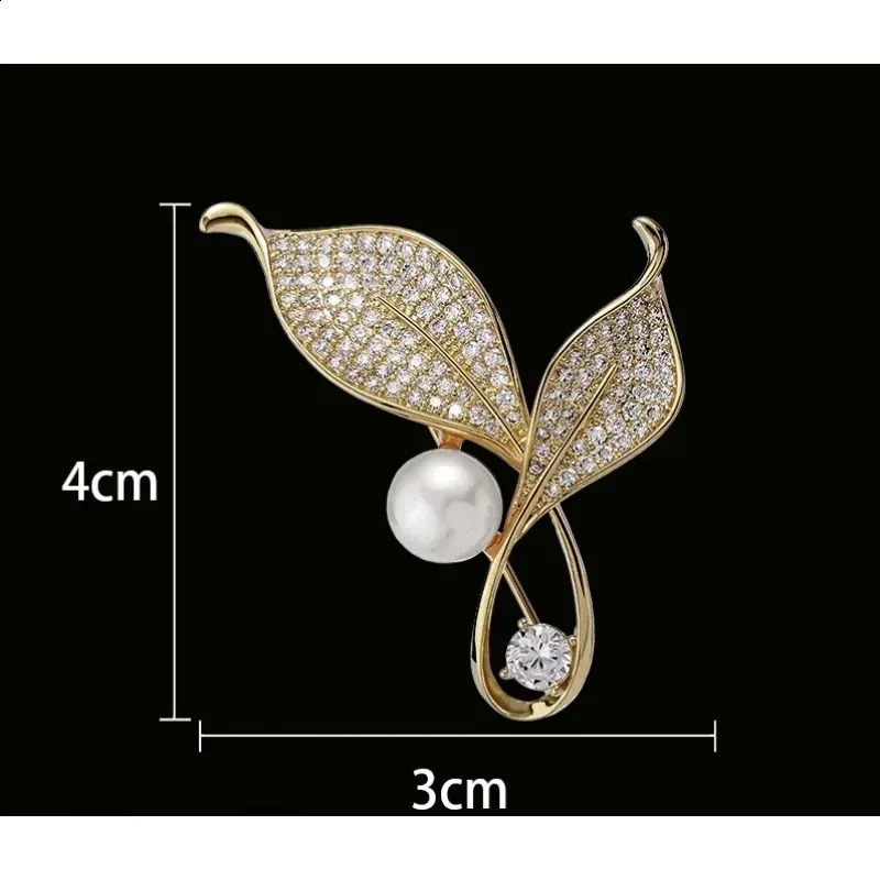 Trendy Breast Flower Fashion Brooch Pearl Lapel Pin Breastpin Jewelry Clip Cute Corsage Buckle Alloy Gift 241227