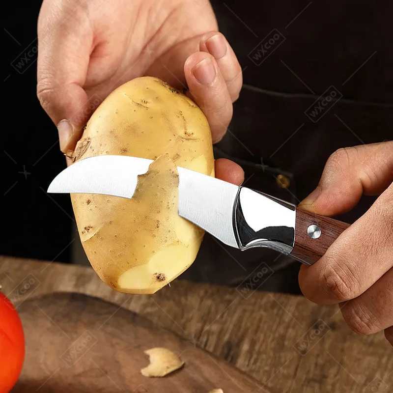 WXCOO Hand Forged Pork and Lamb Knives Kitchen Baking Knives Stainless Steel Fruit and Side Dishes Knives Steak Knives Barbecue Kitchen Supplies Y2412