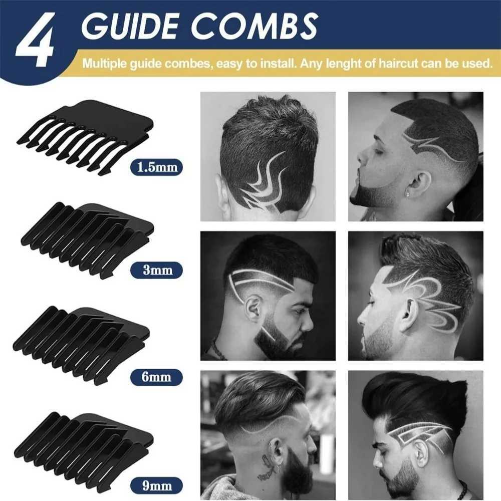 Electric Hair Cutting Machine Rechargeable Barber Hair Trimmer For Men Electric Professional Beard Hair Clipper Shaving Machine W241227