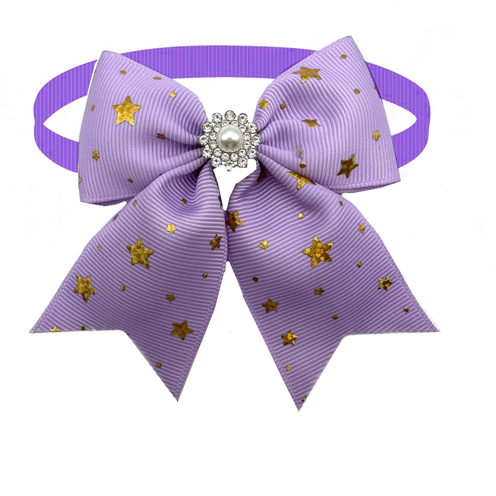 30/50pcs Small Dog Bowtis Pet Bowknot Star Pattern Style Dog Grooming for Dogs Pets Bow Tie Neckties Dog Grooming Accessories