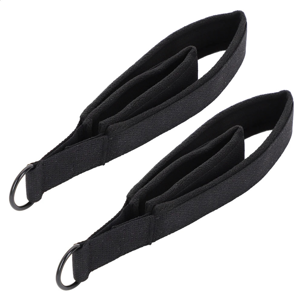 2Pcs Yoga Strap Elastic Double Ring Ankle Pilates Cord with Adjustable Buckle Exercise Straps MultiPurpose for Home Gym Workout 241216