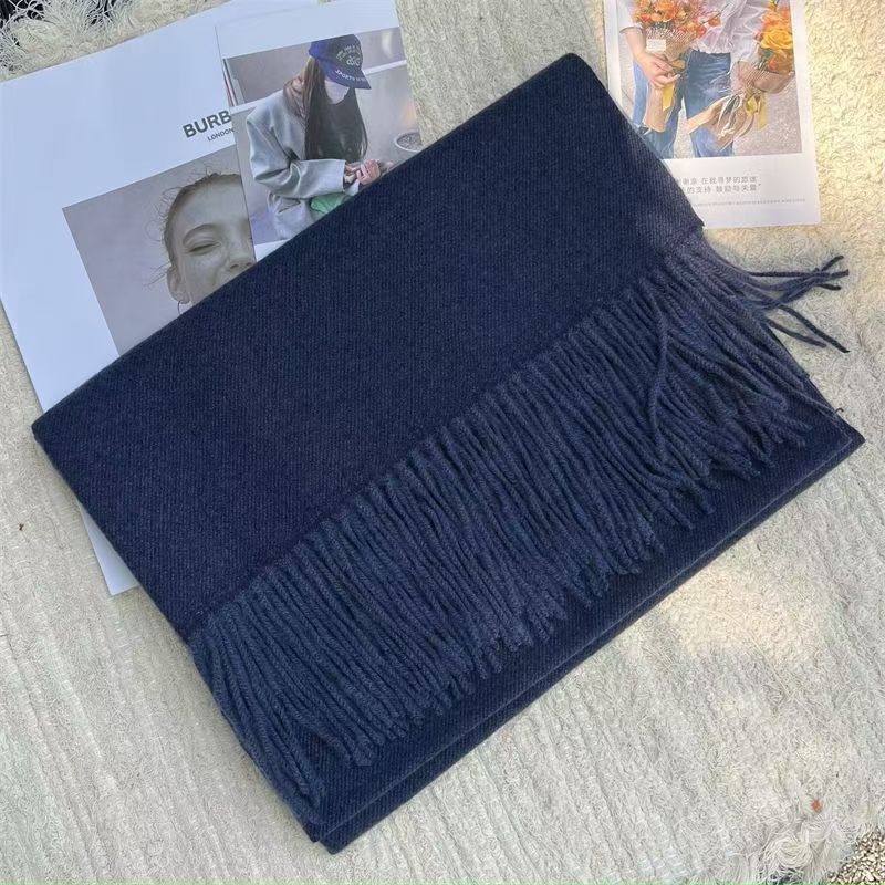 T037 Korean version of all-match wool couple scarf winter warm soft sweet solid color student scarf