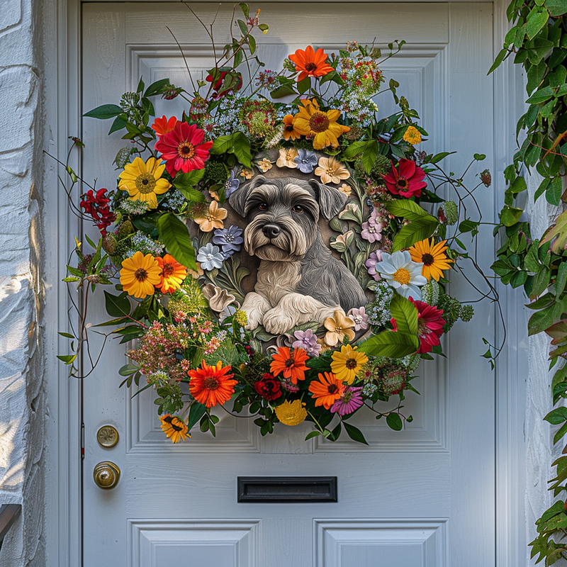 Customizable Circular Aluminum Pet Memorial Painting - Premium Quality Pet Ornaments & Souvenir Tombstones