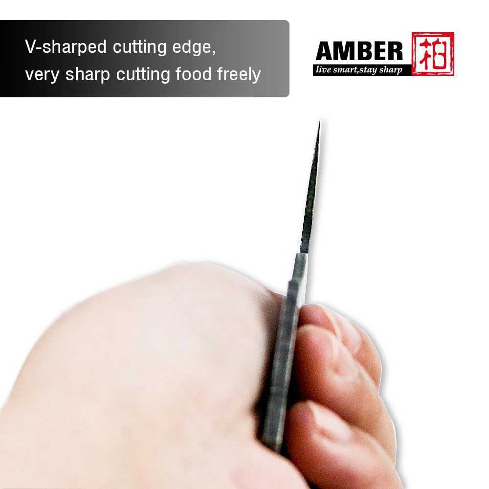 Amber 3-layer laminated steel semi-finished knife blank DIY high carbon chef Kiritsuke Nakiri blade without handle Y241227