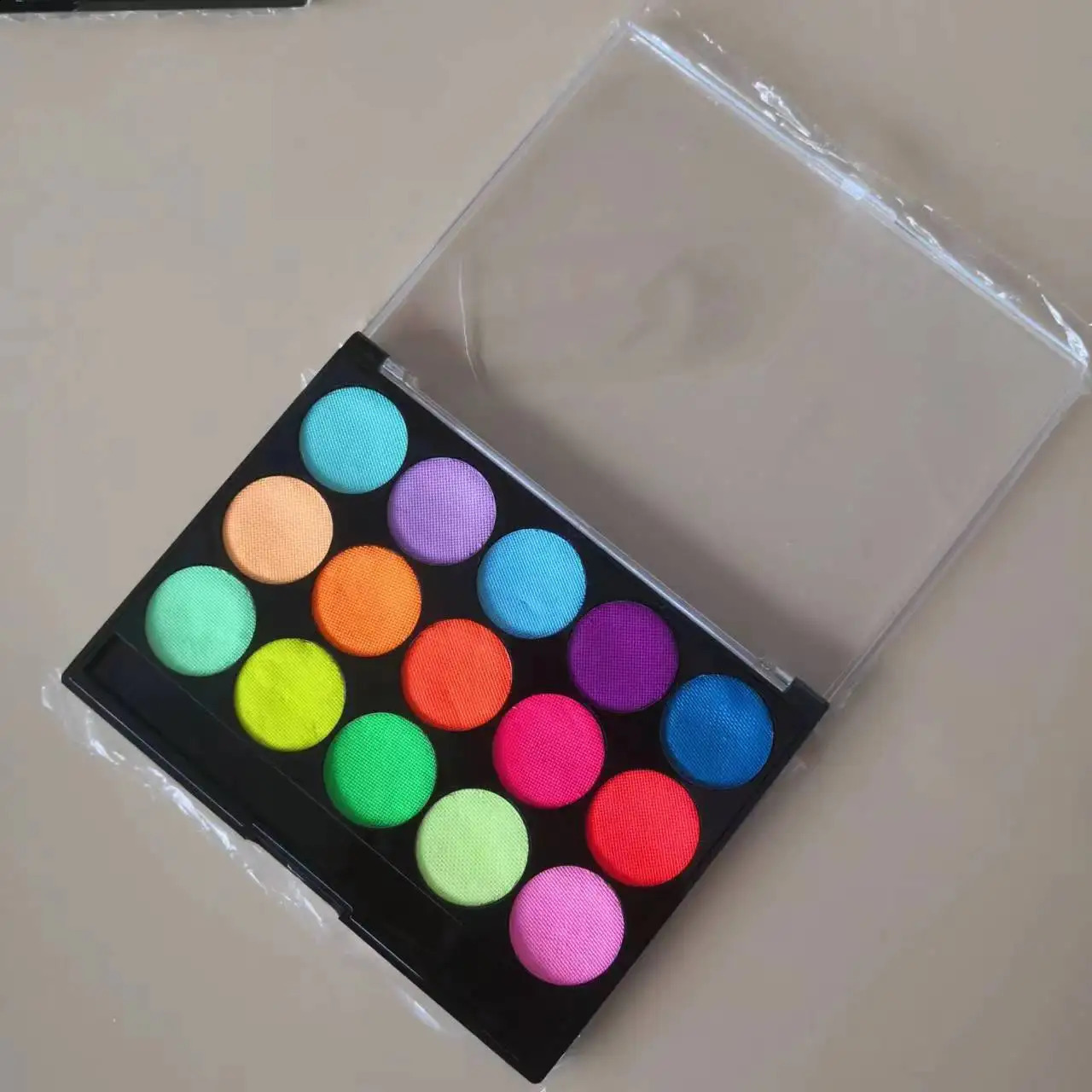 15 Color Water Based Face Body Painting Palette Neon Matte Pastel Aque Wet Eye Liner Kit For Kids Makeup Party 241224