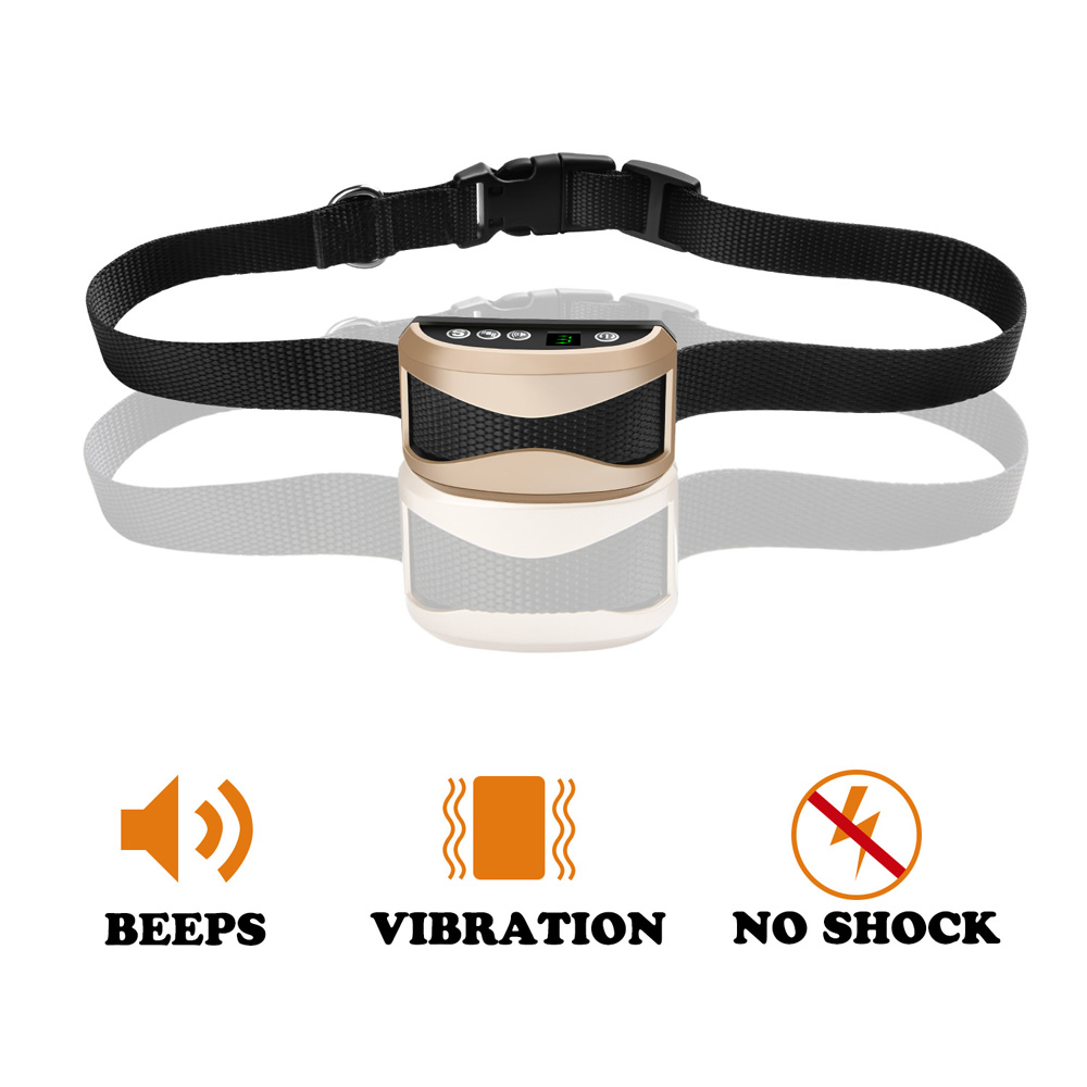 Pet Dog Anti Bark Electric Collars Rechargeable Training Collar for Small Large Dogs Anti Barking Vibration Control Pets Dogs
