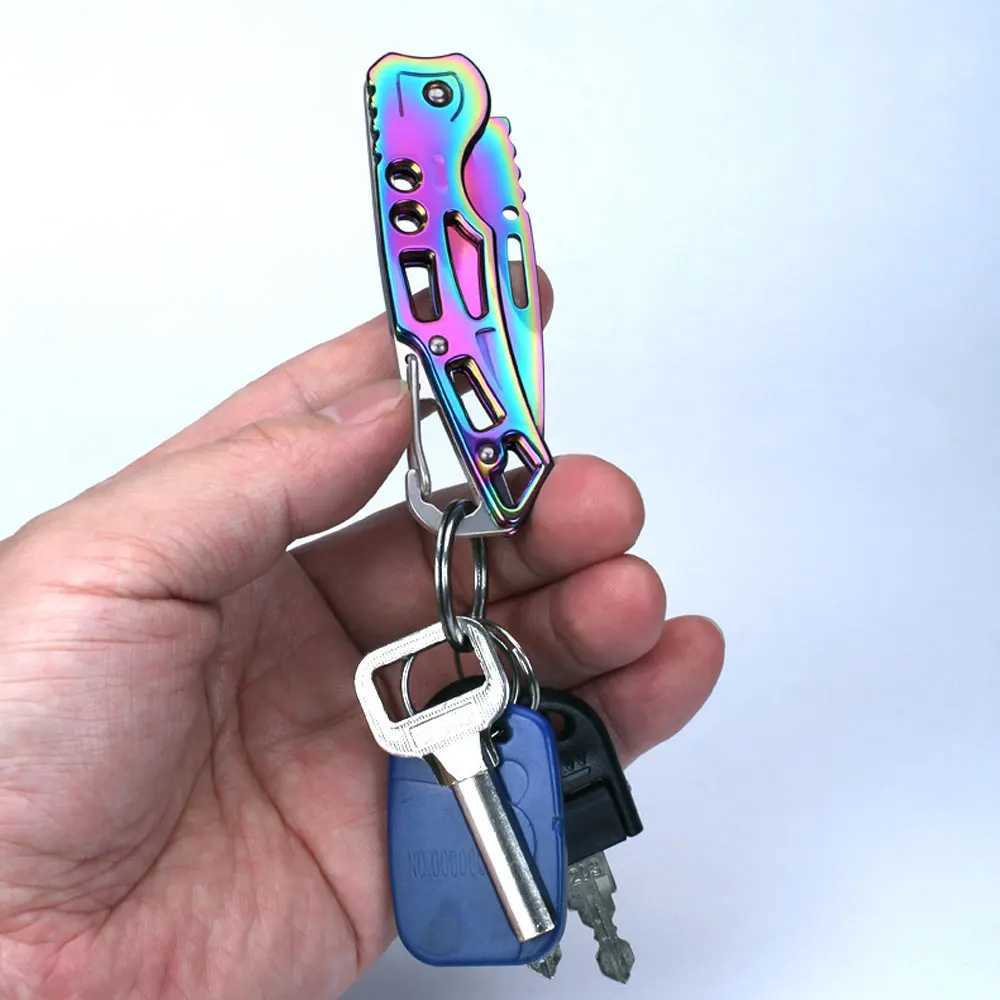 3.5-inch stainless steel folding knife portable filling knife fishing boat accessories PP handle lightweight but cutting knife Y241227