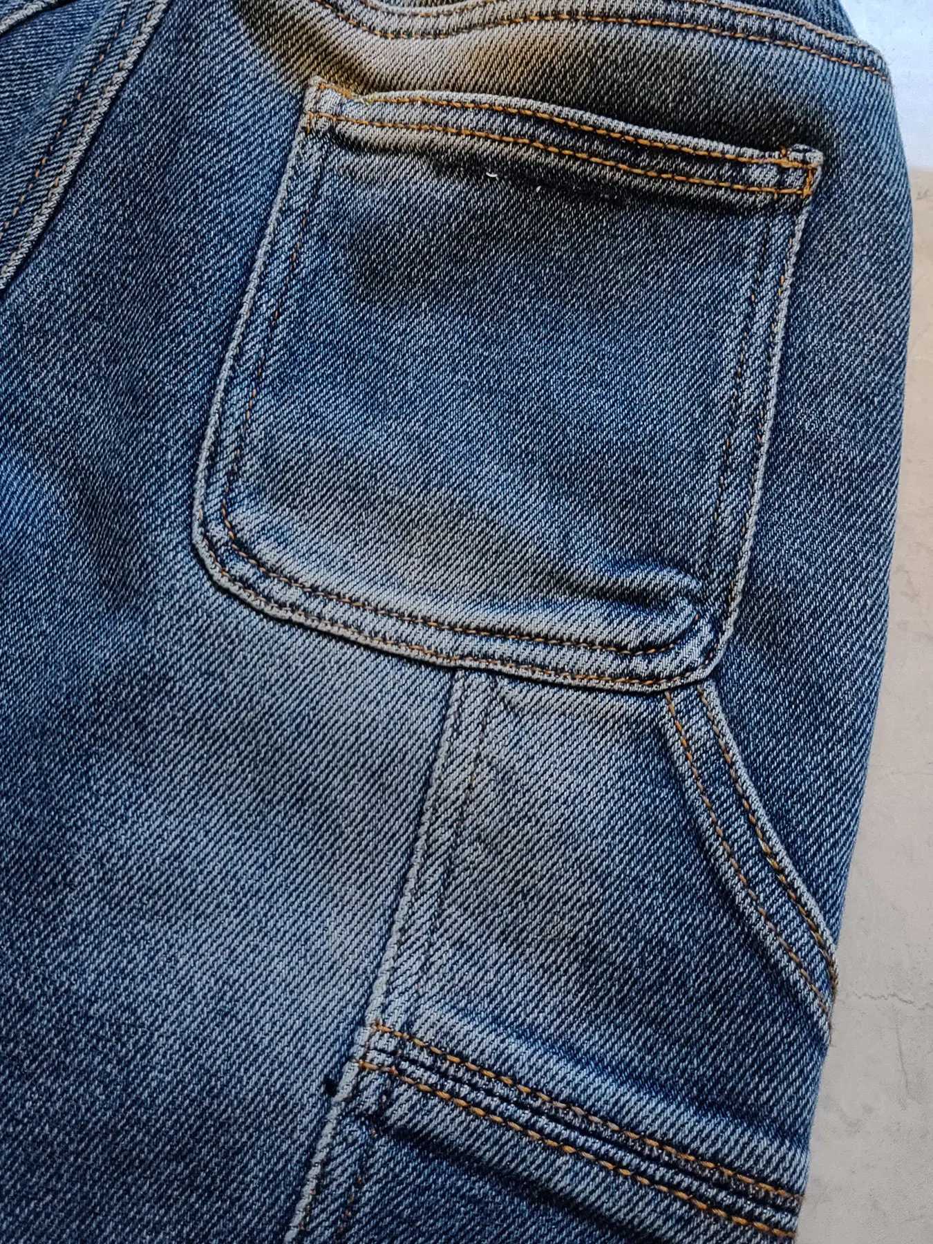 5157 winter warm Loose for strong soft denim and fleece 12M-4 years kids jeans boys jeans W241227