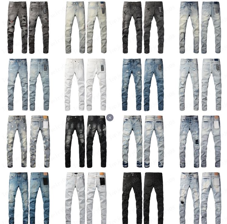 ksubi jeans Brand Denim ksubis jeans High quality fashion men jeans designer pant distressed ripped biker black blue jean slim fit designer jeans