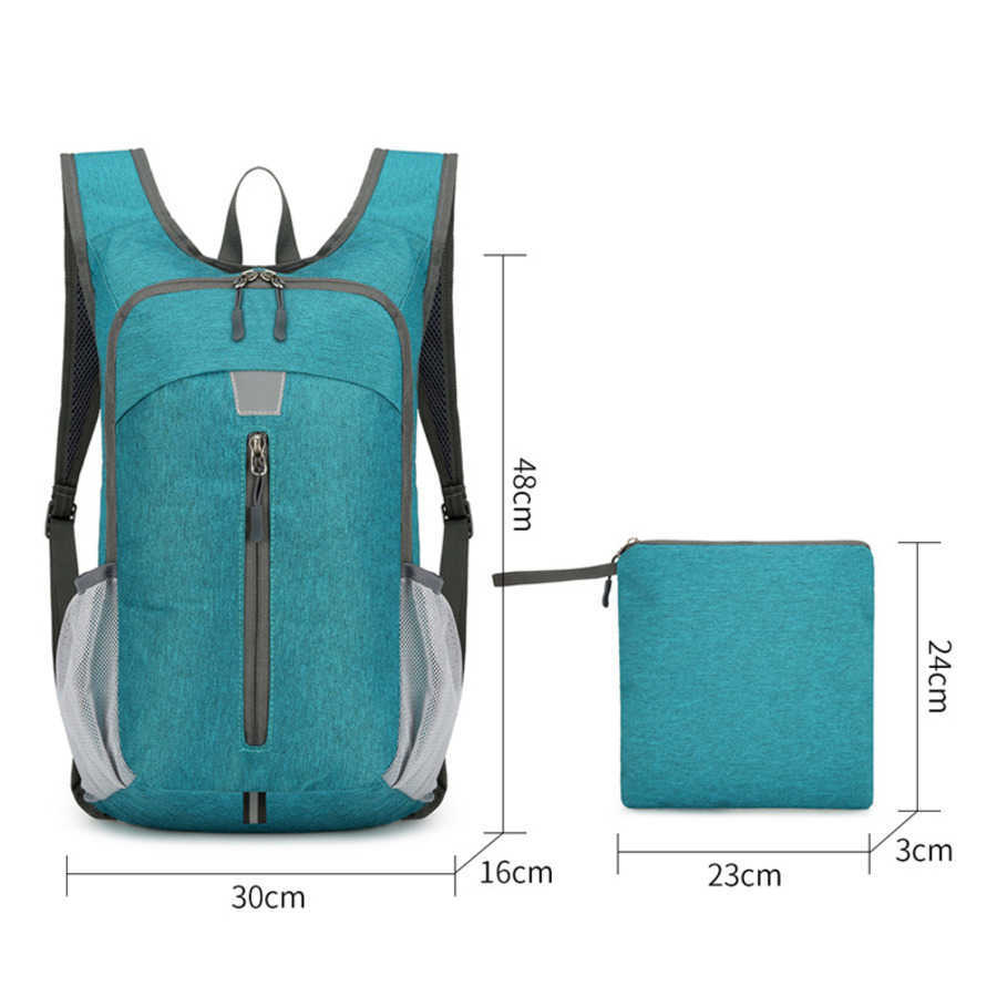 New Folding Bag Outdoor Sports Bag Lightweight Hiking Backpack Travel Bag WoMens Leisure Backpack Mens Backpack 240920