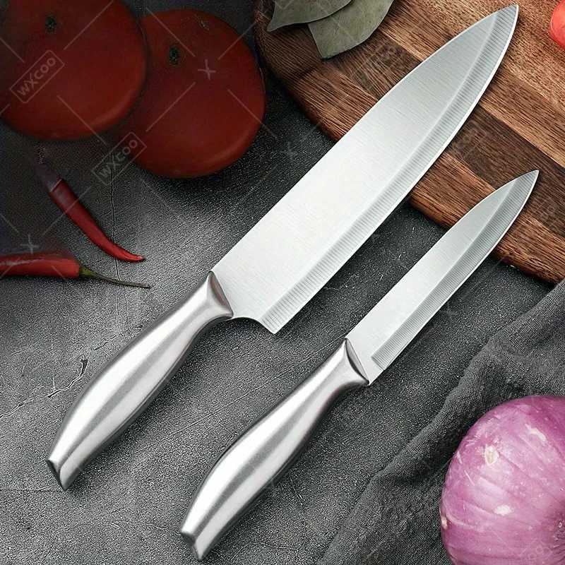 WXCOO stainless steel kitchen chef knife cutting and slicing knife household fruit with kitchen knife Mti posture kitchen knife Y241227