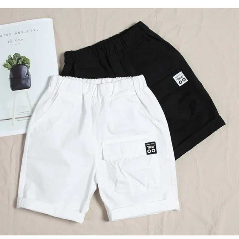 Boys Shorts Kids Eastic Band Short Pant 2024 Summer 2 To 12 Yrs Childrens Clothing Teenagers Sports Trousers Casual W241227