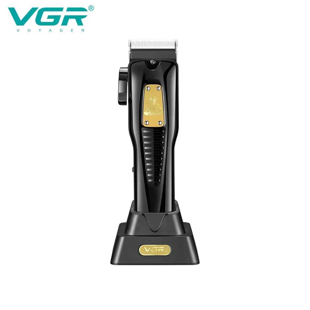 VGR Hair Clipper Professional Hair Cutting Machine Cordless Hair Trimmer Barber Digital Display Haircut Clipper for Men V-651 W241227