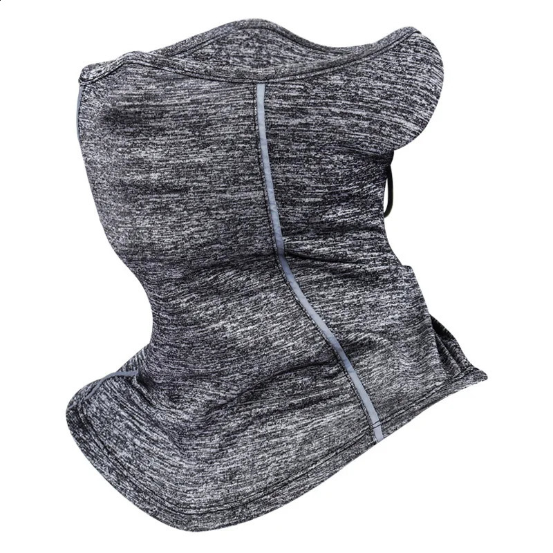 Reflective Nigh Riding Half Face Mask Summer Ice Silk Sunscreen Dust-proof Neck Collar Scarf Sports Bandana Balaclava Men Women 241226