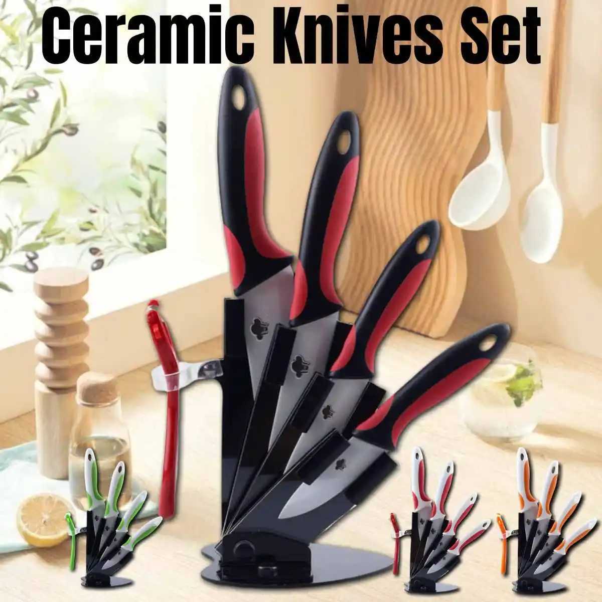 MYVIT Ceramic Knife Set Kitchen Chef Knife Practical Slicing Knife Fruit and Vegetable Knife 6-inch Fish Filling Knife Y241227