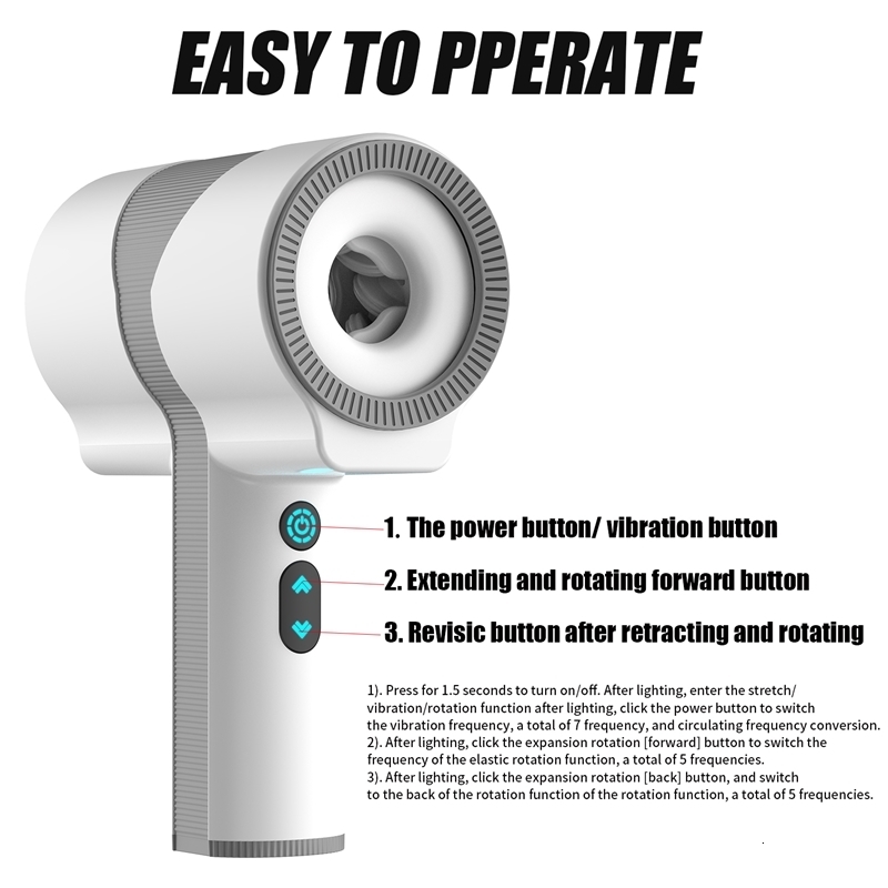 Automatic Male Masturbator Telescopic Rotation Vagina Masturbation for Men Adults Goods Sex Toys Vibration Mastubators Cup w241226