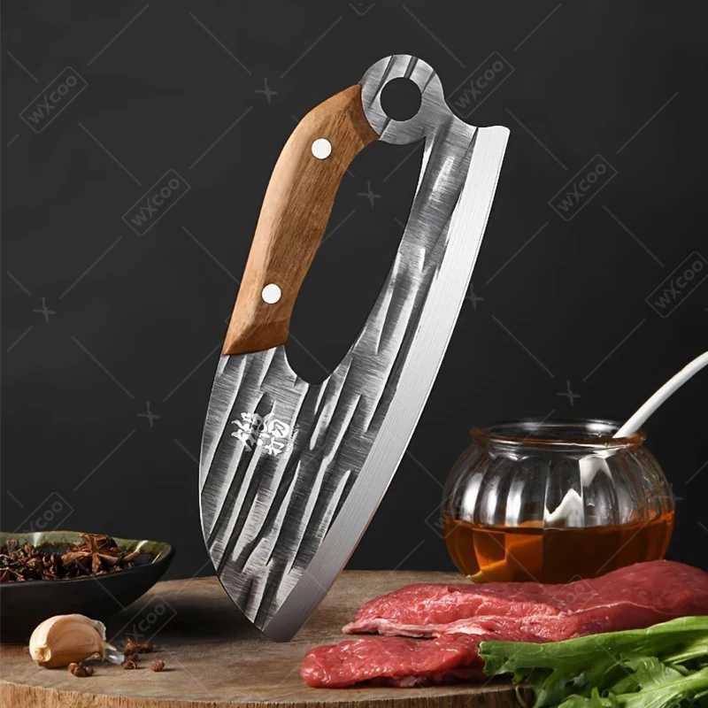 Knife kitchen knife sharpening machine stainless steel forging hammer professional labor-saving meat cutting machine meat cutting machine Y241227