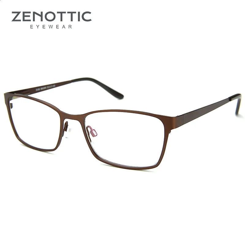 ZENOTTIC Fashion Alloy Optical Glasses Frame for Women Men Prescription Eyewear Frames 241227