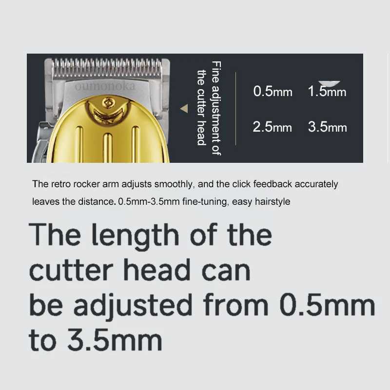 New Trimmer for Men Barber Shop Hair Clipper Mens Lawn Mower Razor Beard Haircut Machine Electric Shaver Hair Cutting Machine W241227