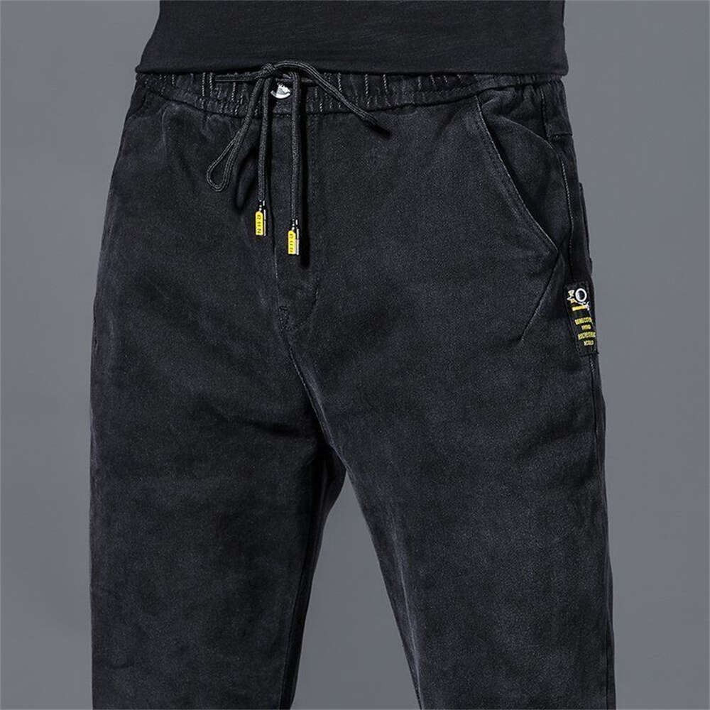 New Man pants Hip Hop Harem Jeans trousers Loose Joggers Denim Casual Sweatpants Korea Trousers Streetwear Men Clothing