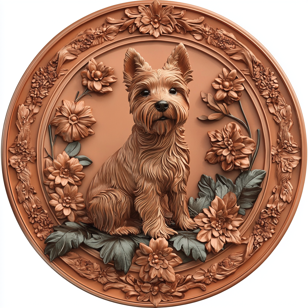 Customizable Yorkshire Terrier Pet Ornaments - Unique Pet Souvenir Tombstones - Perfect Christmas & Halloween Gifts